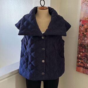 Democracy Cap Sleeve Cropped Vest Size L